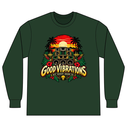 Good Vibrations Sunset Long Sleeve T-Shirt