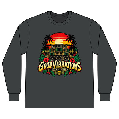 Good Vibrations Sunset Long Sleeve T-Shirt