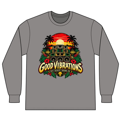 Good Vibrations Sunset Long Sleeve T-Shirt