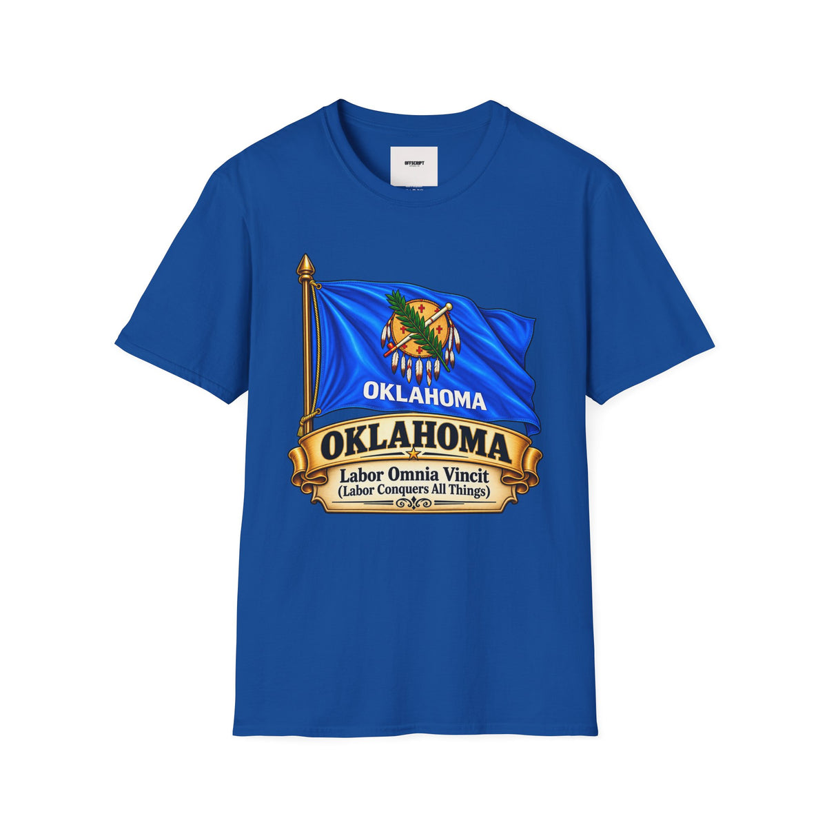 Oklahoma Flag T-Shirt — State Pride Tee with 'Oklahoma' & Seal
