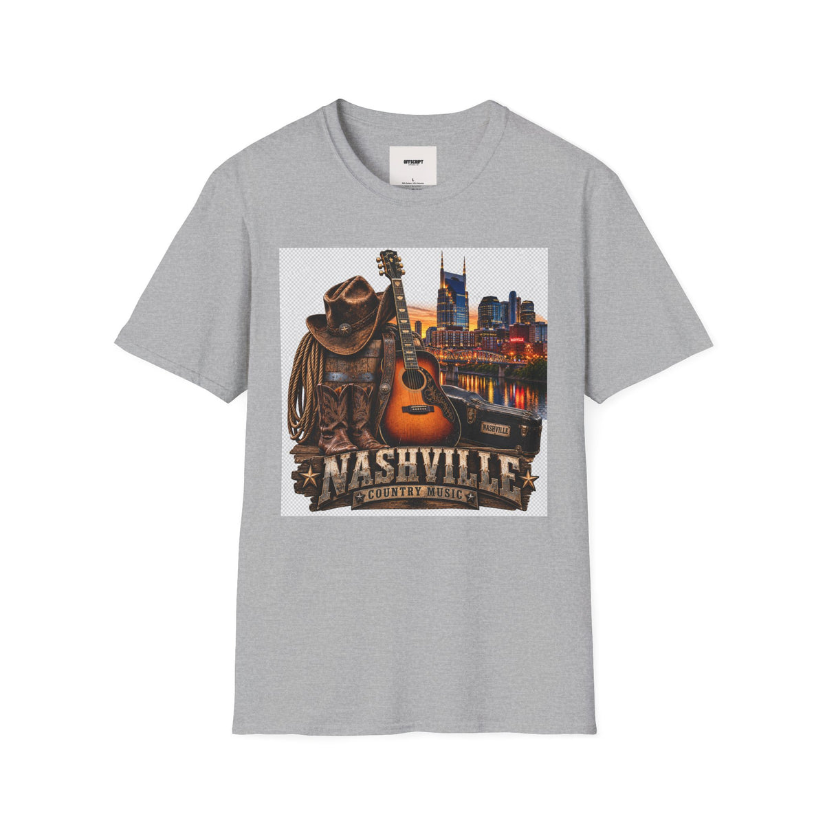 Nashville Skyline Guitar Tee
