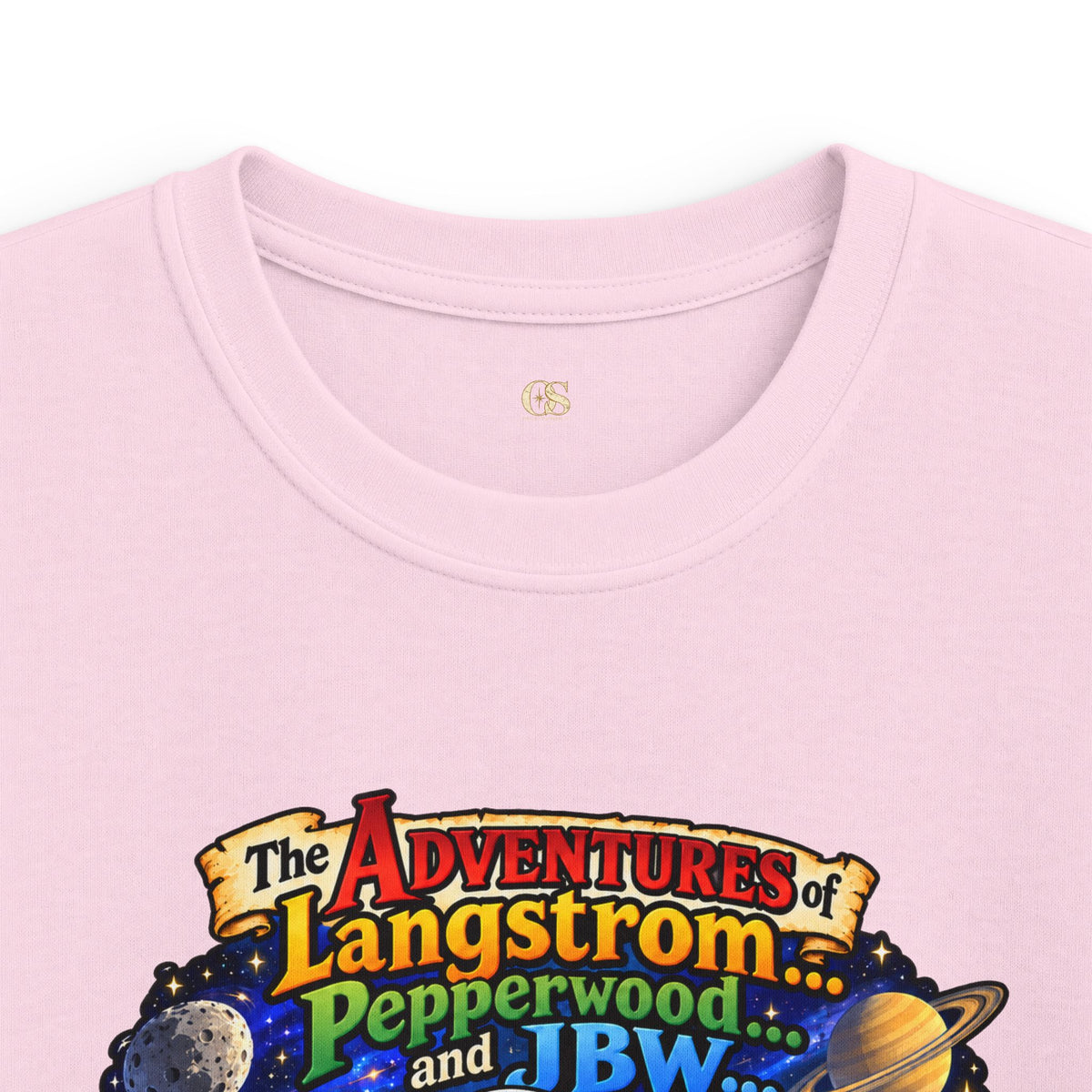 Kids Space Adventure Tee — 'The Adventures of Langstron, Pepperwood & JBW' Rocket Shirt