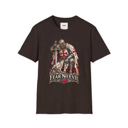 Knight T-Shirt — Fear No Evil Crusader Graphic Tee