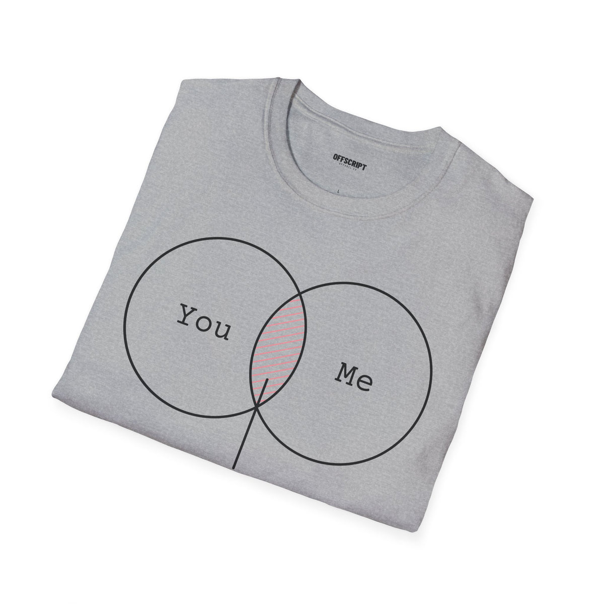 You + Me Venn Diagram T-Shirt — "Kapowww!" Graphic Tee