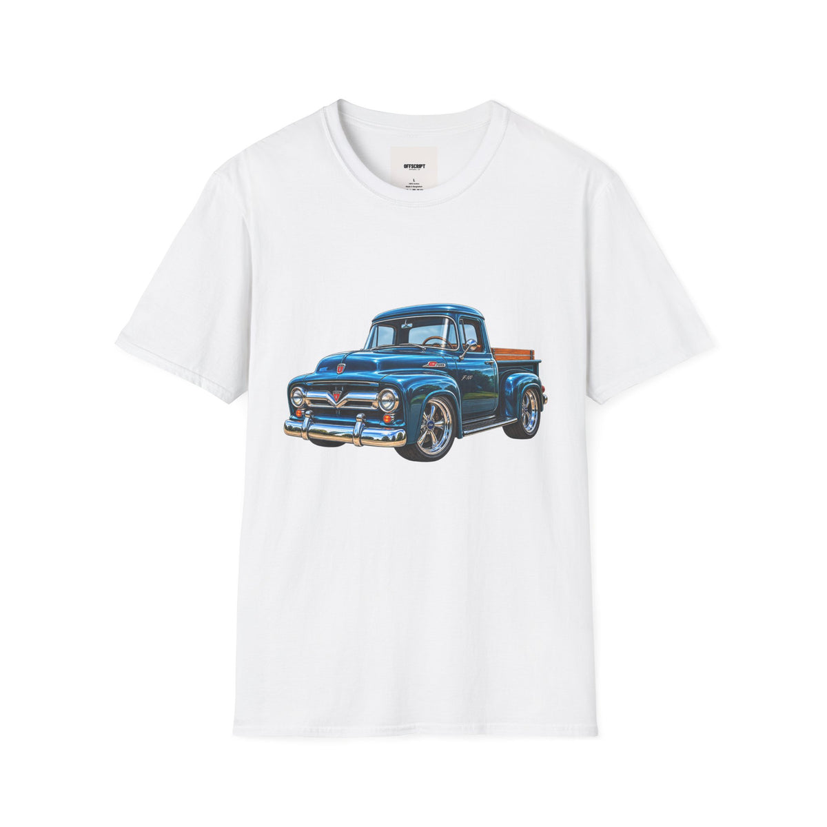 Vintage Blue Pickup T‑Shirt — Classic Retro Truck Graphic Tee
