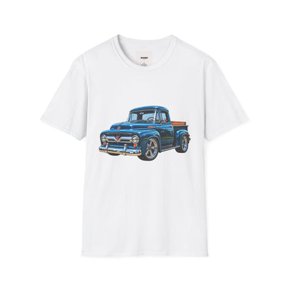 Vintage Blue Pickup T‑Shirt — Classic Retro Truck Graphic Tee
