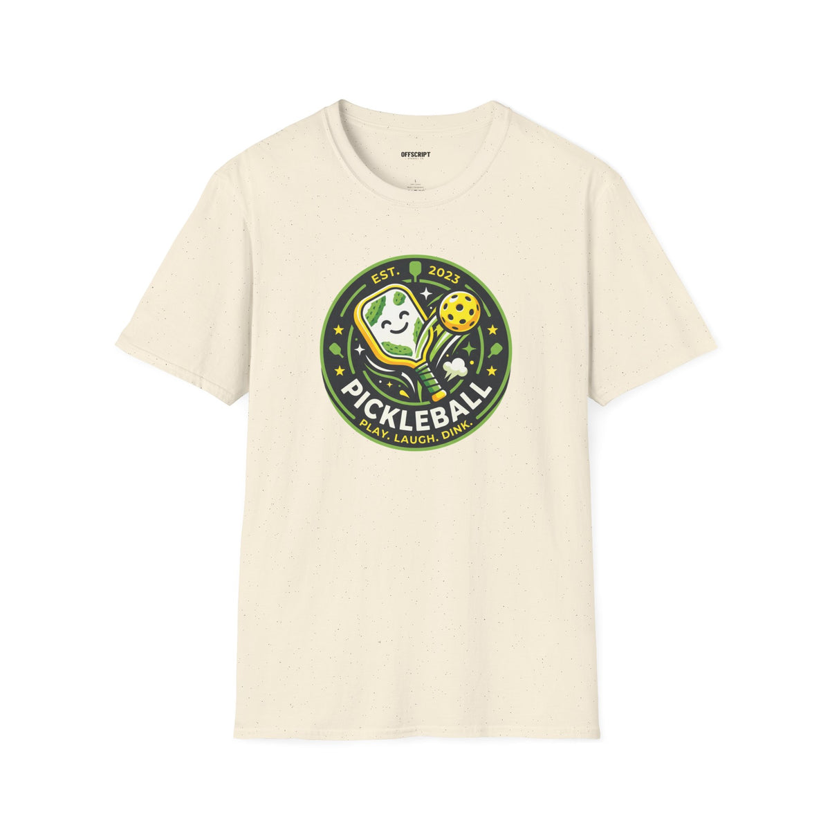 Pickleball Retro Crest T-Shirt — 'Pickleball' Vintage Logo Tee