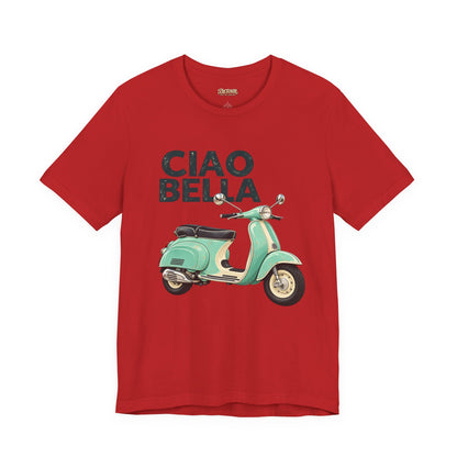Ciao Bella Vespa Scooter Graphic T-Shirt