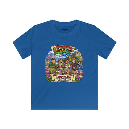 Kids Adventure Tee — 'The Adventures of Langstrom & Pepperwood' Illustrated Storybook Shirt